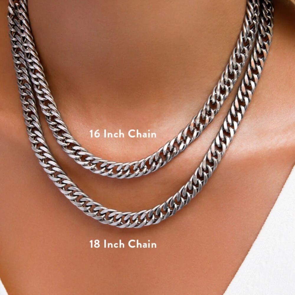 Abbott Lyon 18” sterling silver curb chain